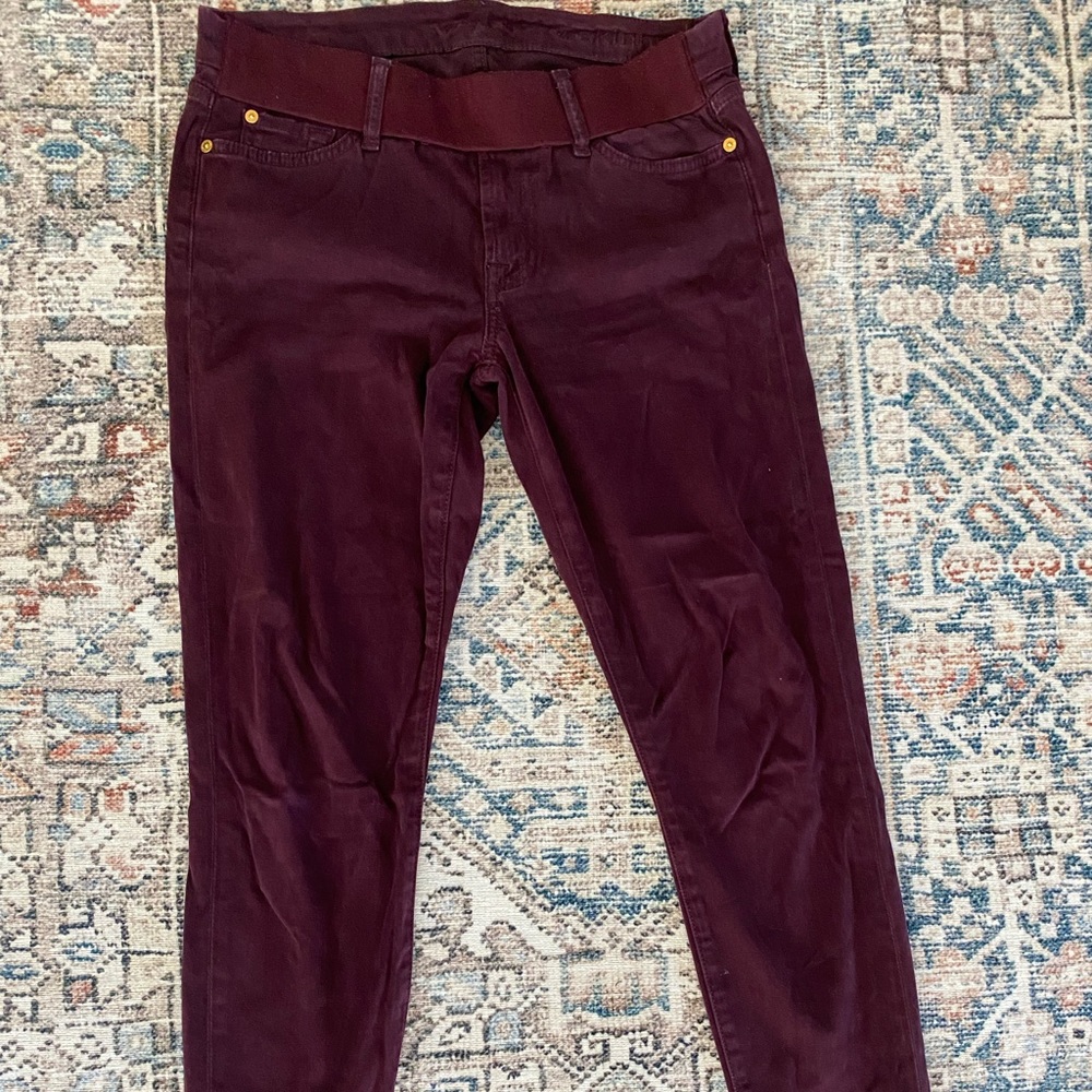 Designer 7 of all Mankind pants - maternity